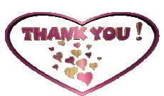 Messages Anglais Thank You Coeur 