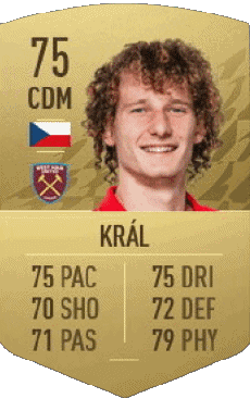 Multimedia Vídeo Juegos F I F A - Jugadores  cartas Republica checa Alex Král 