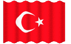Drapeaux Asie Turquie Ondulation 