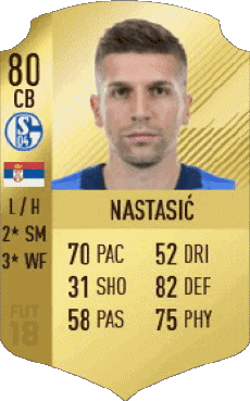 Multi Media Video Games F I F A - Card Players Serbia Matija Nastasic 