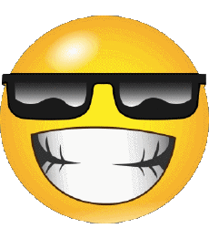 Messages Emoticônes Lunettes de Soleil 