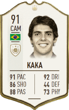 Multimedia Videogiochi F I F A - Giocatori carte Brasile Ricardo Kaka 