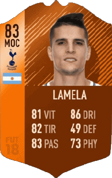 Multi Media Video Games F I F A - Card Players Argentina Erick Lamela 