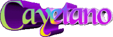 Prénoms MASCULIN - Espagne C Cayetano 