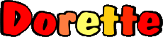 Prénoms FEMININ - Allemagne D Dorette 