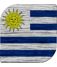 Banderas América Uruguay Plaza 