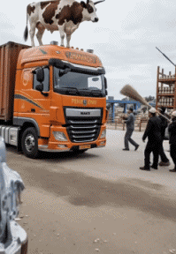 Humor -  Fun Tiere Kühe 01 