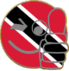 Fahnen Amerika Trinité et Tobago Smiley - OK 