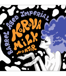 Korova milk porter-Getränke Bier USA Gnarly Barley Korova milk porter