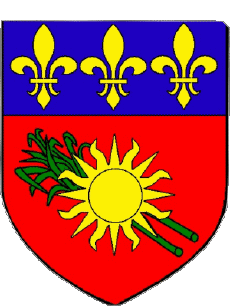 Blasone-Bandiere Francia Dipartimenti - Città 971 Guadeloupe 