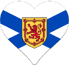 Banderas Europa Escocia Corazón 