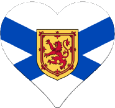 Drapeaux Europe Ecosse Coeur 