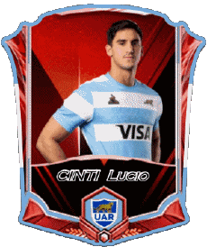 Sports Rugby - Players Argentina Team 2025 CINTI Lucio 