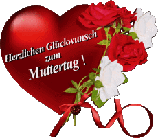 Mensajes Alemán Herzlichen Glückwunsch zum Muttertag 010 