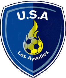 Sports FootBall Club France Logo Grand Est 08 - Ardennes Union Sportive Les Ayvelles 