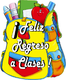 Nachrichten Spanisch Feliz Regreso a Clases Transparenter Hintergrund 005 