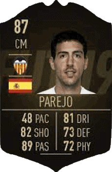 Multimedia Vídeo Juegos F I F A - Jugadores  cartas España Daniel Parejo Muñoz 