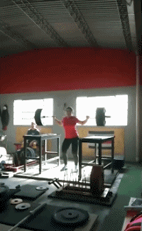 Humour - Fun Sports Haltérophilie Gamelle Fail 