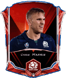 Sports Rugby - Joueurs Ecosse Chris Harris 