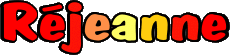 Vorname WEIBLICH - Frankreich R Réjeanne 
