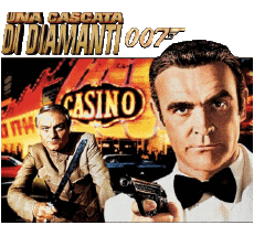 Multimedia Film Internazionale James Bond 007 Una Cascata di diamanti Logo Italiano 