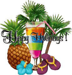 Nachrichten Englisch Happy Holidays Transparenter Hintergrund 16 