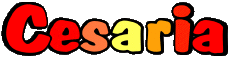 First Names FEMININE - Spain C Cesaria 