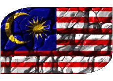 Drapeaux Asie Malaisie Rectangle 