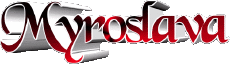 Vorname WEIBLICH - Frankreich M Myroslava 