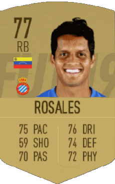 Multimedia Videospiele F I F A - Karten Spieler Venezuela Roberto Rosales 