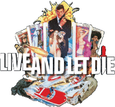 Multi Média Cinéma International James Bond 007 Vivre et laisser mourir Logo Anglais 