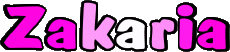 Nombre MASCULINO - Francia Z Zakaria 