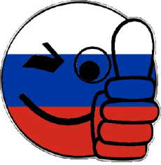 Banderas Europa Rusia Smiley - OK 