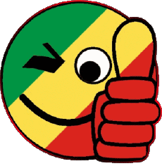 Bandiere Africa Congo Smiley - OK 