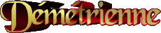 First Names FEMININE - France D Démétrienne 