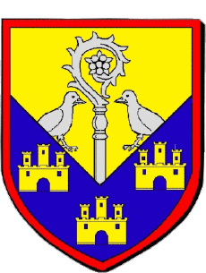 Wappen-Fahnen Frankreich Abteilungen - Städte 86 SAINT BENOIT 