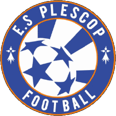 Sports FootBall Club France Logo Bretagne 56 - Morbihan ES Plescop 