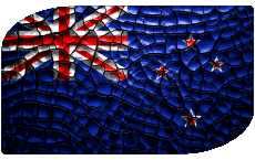 Flags Oceania New Zealand Rectangle 
