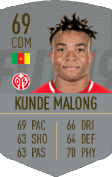Multimedia Vídeo Juegos F I F A - Jugadores  cartas Camerún Kunde Malong 