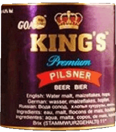 Boissons Bières Inde King's-Ggoa 