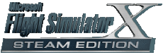 X Steam edition-Multi Média Jeux Vidéo Flight Simulator Microsoft Logos X Steam edition