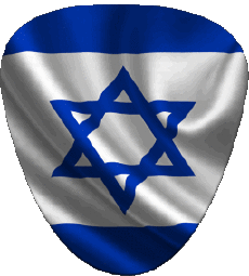 Bandiere Asia Israele Forma 01 