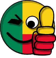 Banderas África Benin Smiley - OK 