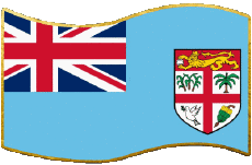 Bandiere Oceania Figi Rettangolo 