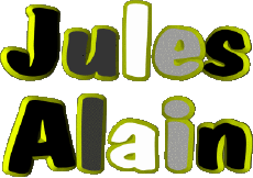 First Names MASCULINE - France J Composed Jules Alain 