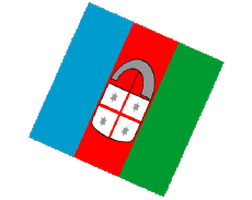 Flags Europe Italy Liguria Sphere - Cube 