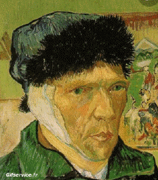 Humour - Fun Morphing - Ressemblance Artistes peintre confinement covid art recréations Getty challenge Van Gogh 