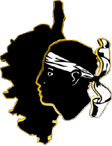 Flags France Regions Corsica Map 