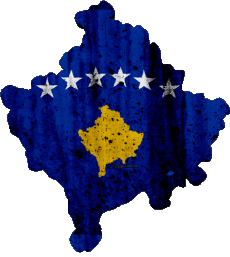 Banderas Europa Kosovo Mapa 