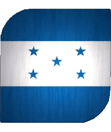 Drapeaux Amériques Honduras Carré 